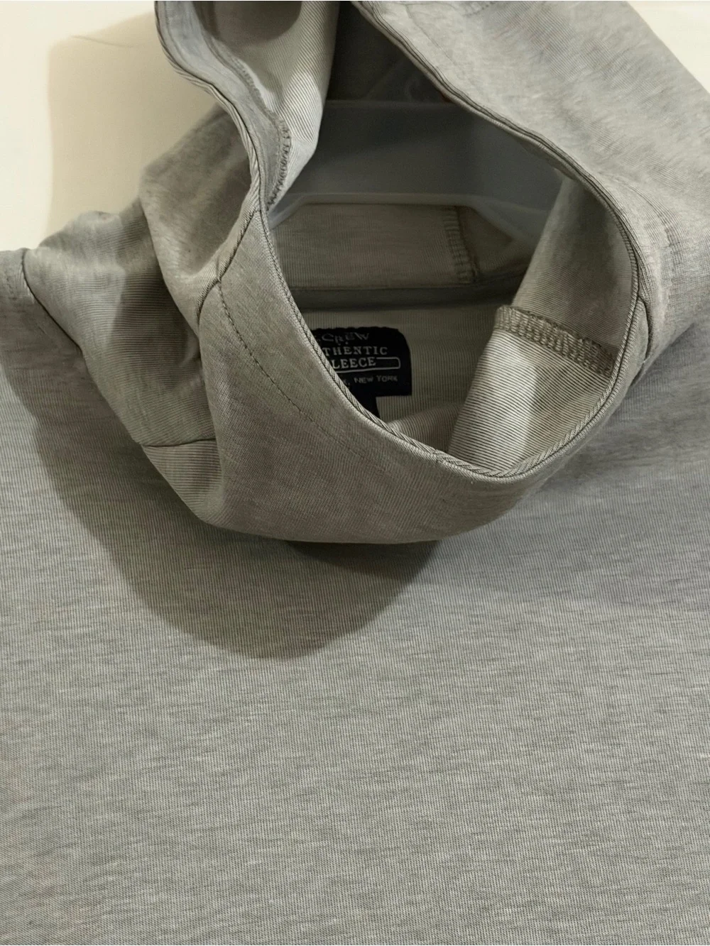 J. Crew Men's Light Gray Crewneck Sweater